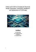 Python and AI-Driven Scripting for Electronic  Design Automation: Automation, Intelligence,  and Optimization in VLSI Design