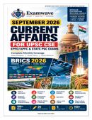 September 2026 Current Affairs for UPSC