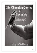 Life Changing Quotes & Thoughts (Volume 29)