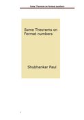 Some Theorem on Fermat numbers