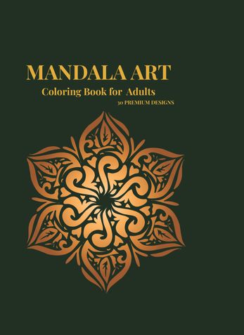 Mandala Art Coloring Book for Adults