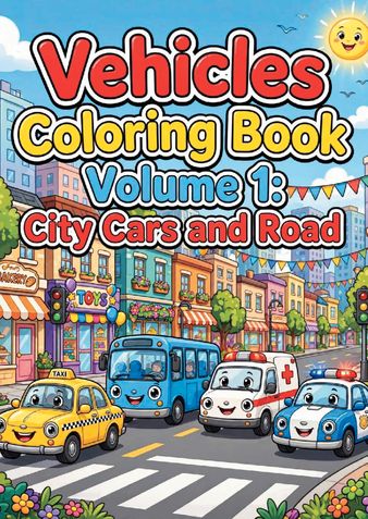 Vroom Vroom! Cute Cars and Trucks Volume 1