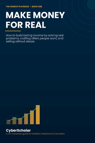 MAKE MONEY FOR REAL : The Honest Playbook for Building Income People Gladly Pay For