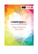 eNatya Sanhita 2015 - Semi finalist plays - English