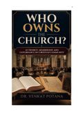 Who Owns the Church? Authority, Membership, and Governance in Christian Community