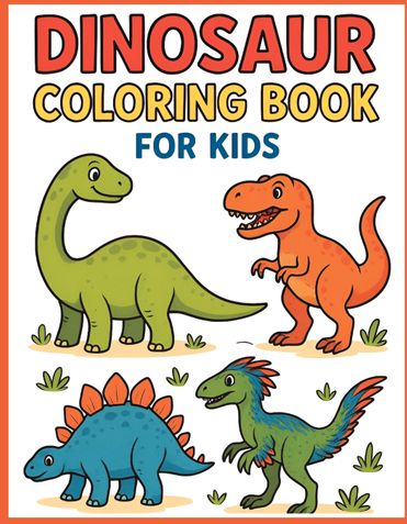 Dinosaur Coloring Book for Kids