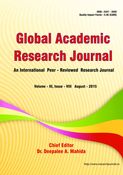 Global Academic Research Journal [August - 2015]