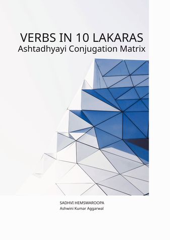 Verbs in 10 Lakaras Ashtadhyayi Conjugation Matrix