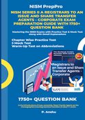 NISM Series II A Registrars to an Issue and Share Transfer Agents - Corporate Exam Preparation Guide with 1750+ Question Bank
