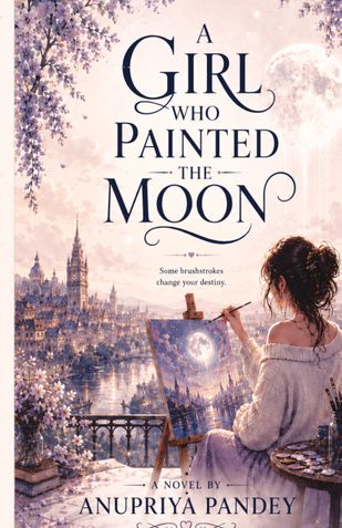A girl Who paintend the moon