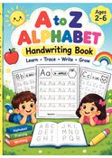 Kids English Alphabet Handwriting Practice & Colouring Book