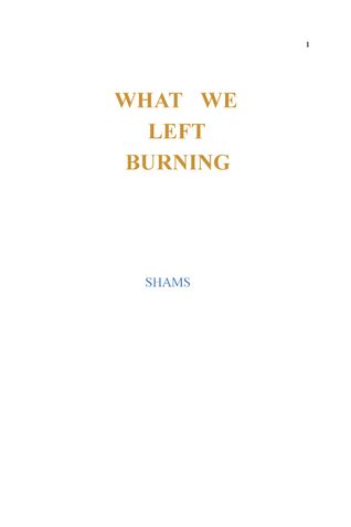 WHAT WE LEFT BURNING