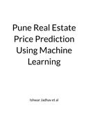 Pune Real Estate Price Prediction Using Machine Learning